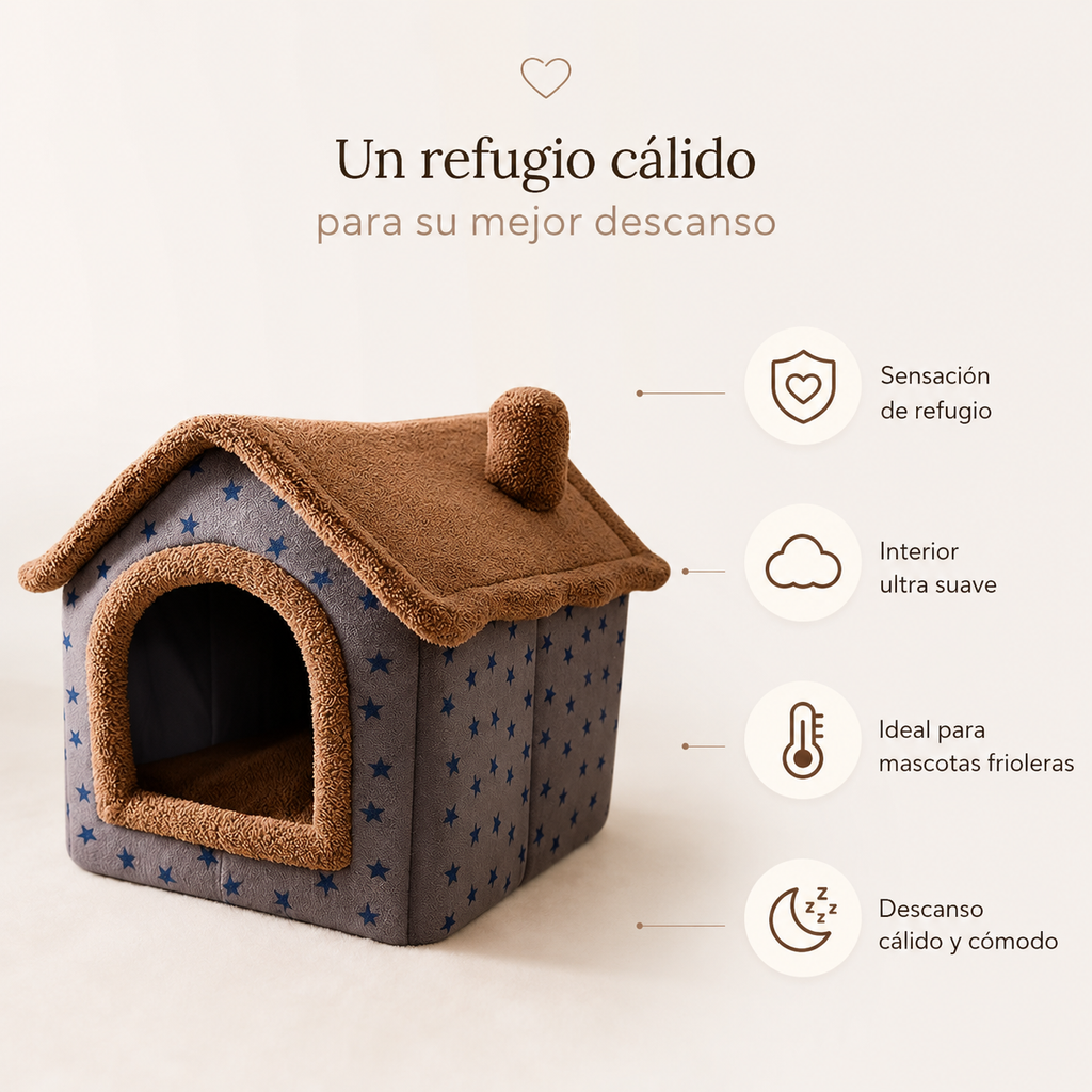 NidoCalm™ | Casita Acogedora para Mascotas