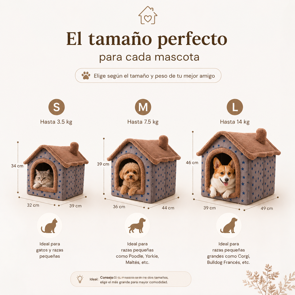 NidoCalm™ | Casita Acogedora para Mascotas