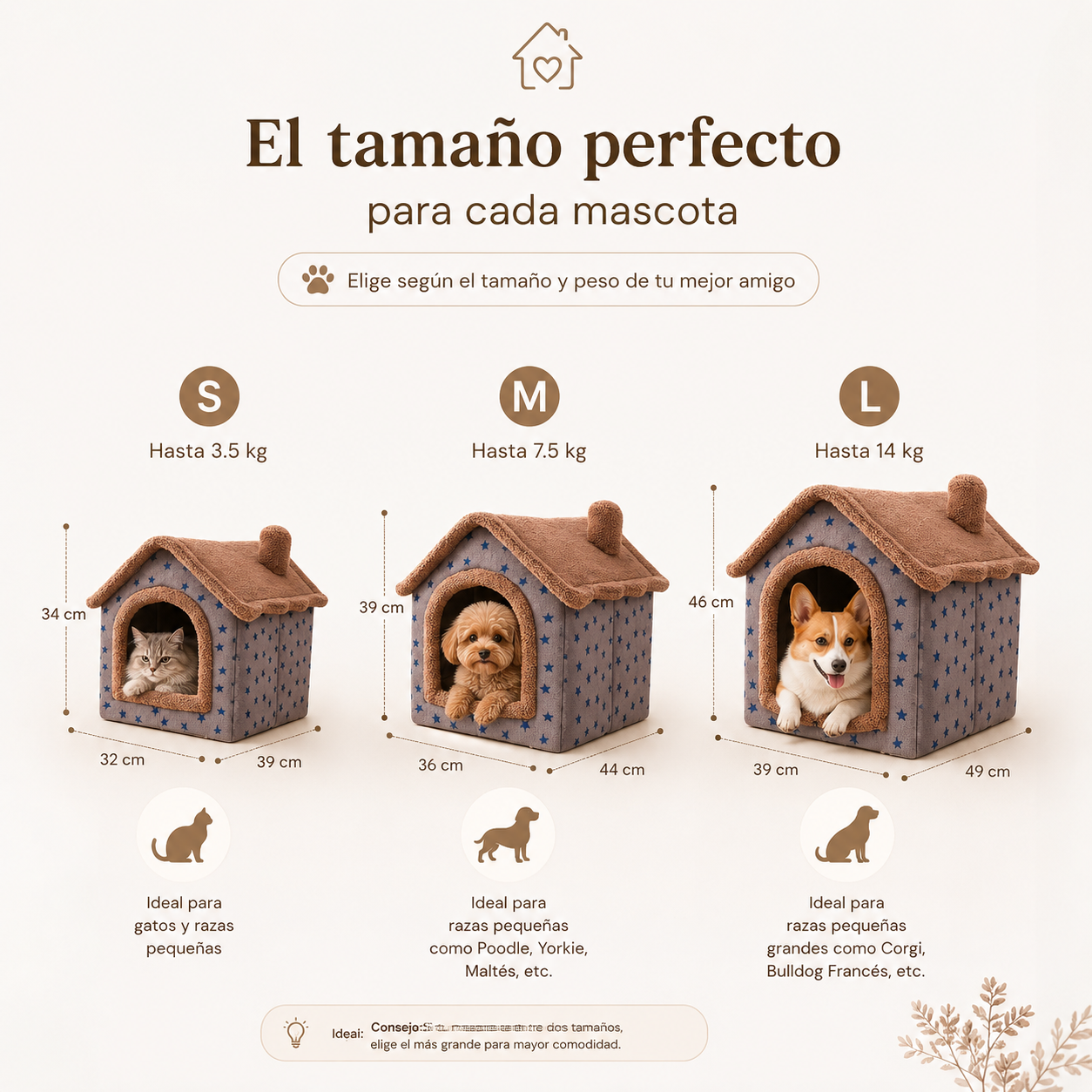 NidoCalm™ | Casita Acogedora para Mascotas